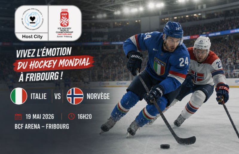 Vente exclusive - Championnat du Monde de Hockey : Italie-Norvège